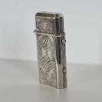 Hollands Zilveren Tondeldoosje Zwavelstokdoosje, Antiek en Kunst, Ophalen of Verzenden, Zilver