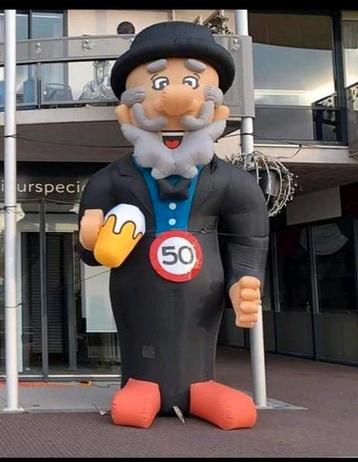 Te koop: opblaas Abraham beschikbaar voor biedingen