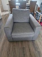 2 stuks licht grijze fauteuil's, Ophalen, Gebruikt