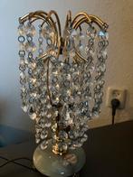 Geweldig mooi kristal lampje met marmeren voetje, Antiek en Kunst, Antiek | Lampen, Ophalen of Verzenden