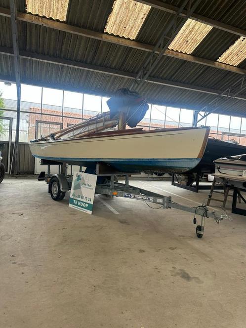 Valk open zeilboot, nr 355, Watersport en Boten, Open zeilboten, Gebruikt, Valk, 3 tot 6 meter, Polyester, Geen motor, Benzine