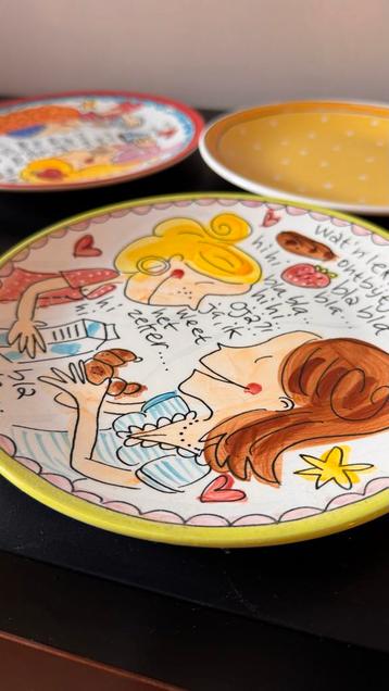 4x Blond Amsterdam Ontbijtbordjes beschikbaar voor biedingen