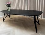 Novastyl Victor Eetkamertafel - Eiken Zwart 260cm, Ophalen, 100 tot 150 cm, Eikenhout, 200 cm of meer