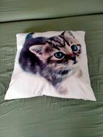 Kussen met een poes, Ophalen of Verzenden, Zo goed als nieuw, Vierkant