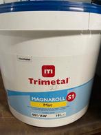 Trimetal muurverf 9010  4 emmers van 10 liter. Magnarol s1, Doe-het-zelf en Verbouw, Verf, Beits en Lak, Ophalen, Nieuw, Wit, Verf
