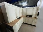Complete Keuken Compleet Met APP 2646 120Keukens op voorraad, Verzenden, Zo goed als nieuw, Met kookeiland