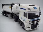 Lion Toys - DAF XF miniatuur met vloeistofcontainer 1:50, Hobby en Vrije tijd, Modelauto's | 1:50, Ophalen of Verzenden, Gebruikt