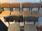 Dutchbone 6 stoelen opnieuw stofferen, Huis en Inrichting, Stoelen, Ophalen, Gebruikt, Overige kleuren, Leer