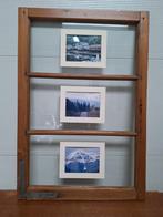 Vintage Houten Raamkozijn Fotolijst, Ophalen, Gebruikt, 75 cm of meer, 50 tot 75 cm