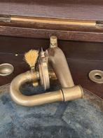 antieke grammofoon kast meubel Garrard motor hand bediend, Ophalen of Verzenden