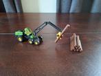 Siku John Deere 1470 boomrooimachine met boomstammen, Ophalen of Verzenden, Gebruikt