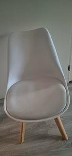 Witte stoel, Huis en Inrichting, Stoelen, Ophalen, Gebruikt, Wit, Eén