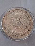Peru 5000 Soles de Oro 1979 Zilveren Munt - Huascar, Ophalen of Verzenden, Zuid-Amerika, Losse munt, Zilver