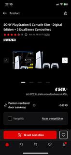 Ps5 slim digital edition 2 controller ruilen voor pc, Ophalen, Zo goed als nieuw
