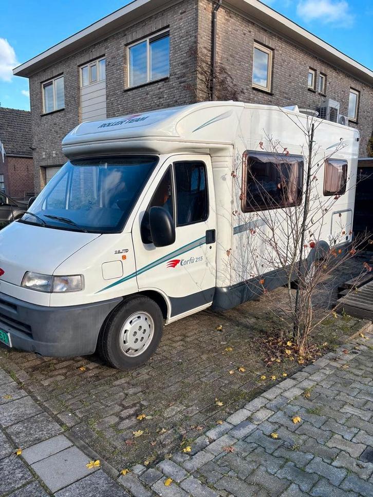 Camper Fiat Ducato 2.8 Roller team Corfù 215, Caravans en Kamperen, Campers, Particulier, Half-integraal, Ophalen