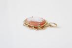 Jolie | 14 Karaat Vintage Gouden Camee Hanger, Overige voorstellingen, Ophalen of Verzenden, Zo goed als nieuw, Goud