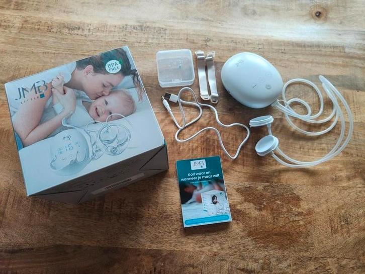 JMB Little draagbare dubbele borstkolf, Kinderen en Baby's, Babyvoeding en Toebehoren, Zo goed als nieuw, Borstkolf, Ophalen of Verzenden