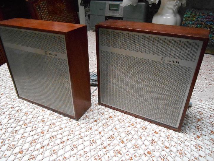 Philips EG0417 super compact Full range, loudspeaker system, Audio, Tv en Foto, Luidsprekers, Front, Rear of Stereo speakers, Minder dan 60 watt