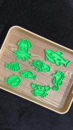 Vulvormen onderwaterdieren groen 8-delig, Vossilvia99@gmail.com, Ophalen of Verzenden, Hoogersmilde, Beilervaart 1, Ontdekken