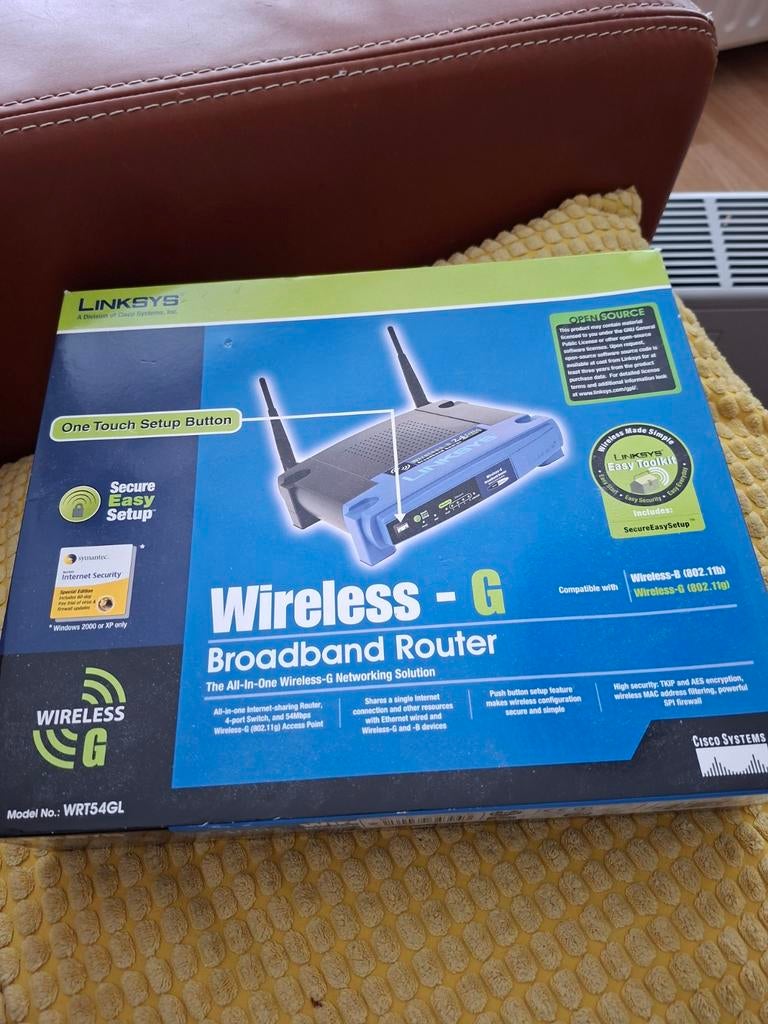 Linksys Wireless-G Breedband Router - Nieuw, Ophalen of Verzenden, Nieuw, Router, Linksys