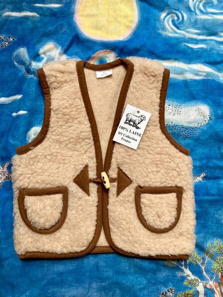 Nieuw! Wollen bodywarmer 0-2 jaar, Kinderen en Baby's, Babykleding | Overige, Nieuw, Jongetje of Meisje, Ophalen of Verzenden