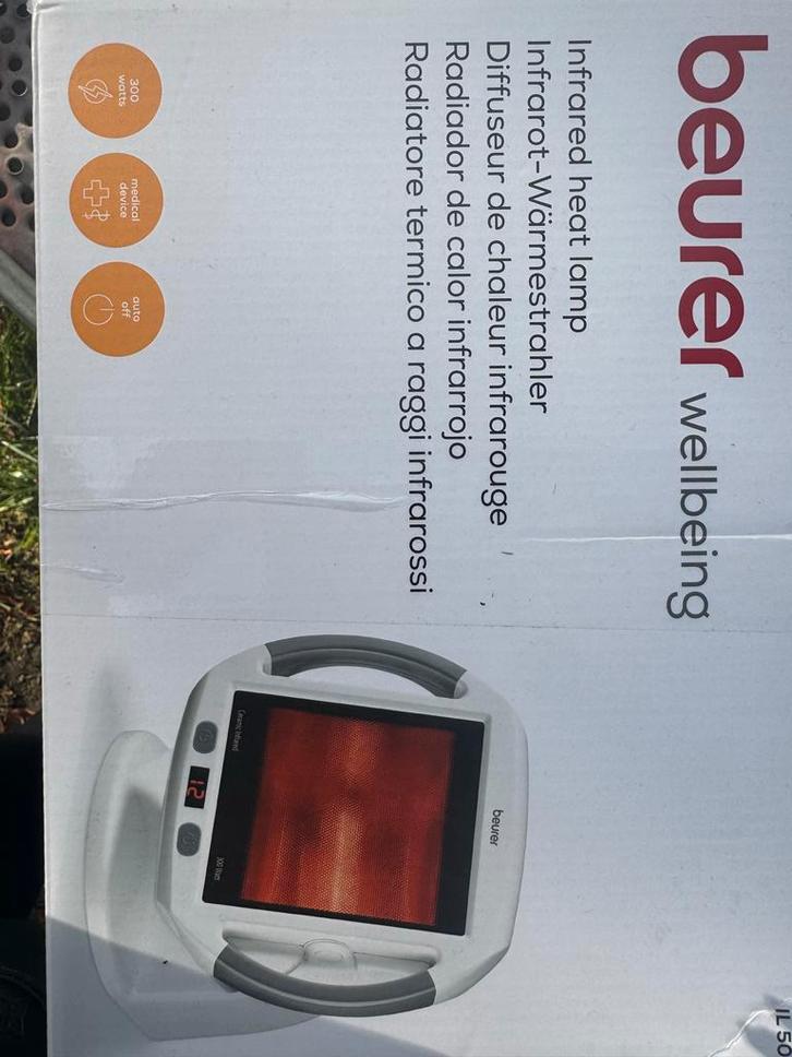 Beurer IL 50 Infraroodlamp - Nieuwstaat, Witgoed en Apparatuur, Persoonlijke-verzorgingsapparatuur, Zo goed als nieuw, Overige typen