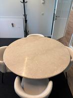 Marmeren ronde tafel - Eleonora Xavi, Ophalen of Verzenden, Zo goed als nieuw, Rond, 100 tot 150 cm