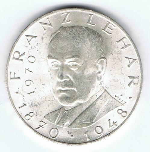 22-750 Oostenrijk 25 schilling 1970, Postzegels en Munten, Munten | Europa | Niet-Euromunten, Losse munt, Oostenrijk, Zilver, Verzenden