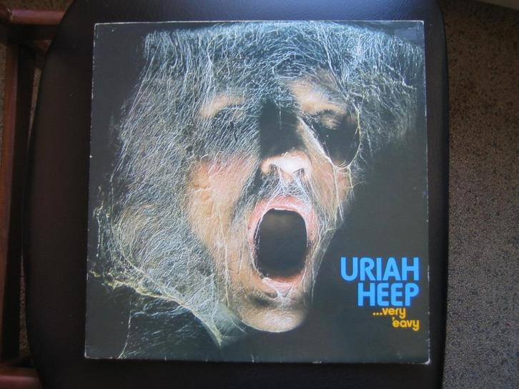 lp uriah heep very eavy very unble nwobhm aor prog gypsy 77, Cd's en Dvd's, Vinyl | Hardrock en Metal, Gebruikt, Ophalen