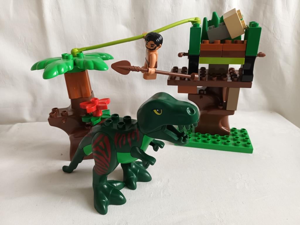 Lego Duplo dino set 5597 Grote T-Rex Compleet, Kinderen en Baby's, Speelgoed | Duplo en Lego, Zo goed als nieuw, Duplo, Ophalen of Verzenden