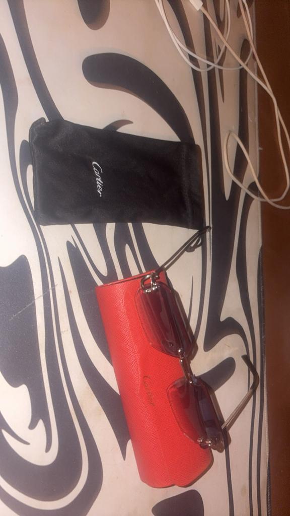 Cartier Bril - Stijlvol en Elegant, Ophalen of Verzenden, Zo goed als nieuw, Christian Dior, Rood