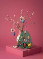 Vintage paasornamenten – eieren & haasjes – jaren 60/70, Ophalen of Verzenden