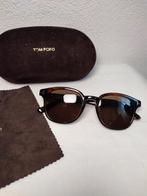 Tom Ford model Frank TF 399 bruin Zonnebril Unisex logo case, Overige merken, Gebruikt, Zonnebril, Bruin