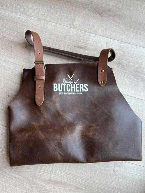 Group of Butchers leren BBQ-schort – nieuw, Tuin en Terras, Barbecue-accessoires, Ophalen of Verzenden