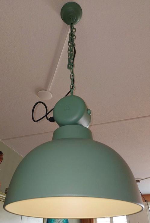 HK LIVING tafellamp groen (industrieel design), Huis en Inrichting, Lampen | Hanglampen, Zo goed als nieuw, Ophalen of Verzenden