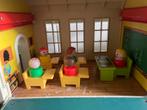 Fisher Price vintage schooltje, Kinderen en Baby's, Speelgoed | Fisher-Price, Ophalen of Verzenden, Zo goed als nieuw, Speelset