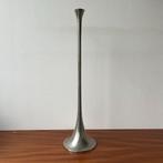 Vintage grote mat nikkel design kandelaar Fink Living, Huis en Inrichting, Woonaccessoires | Kandelaars en Kaarsen, Gebruikt, 50 tot 75 cm