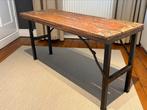 Oude, originele indonesische markttafel, Huis en Inrichting, Tafels | Eettafels, Ophalen, Minder dan 50 cm, Gebruikt, 100 tot 150 cm