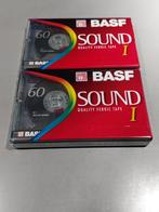 2X BASF SOUND I 60 (CASSETTEBANDJES), Cd's en Dvd's, Cassettebandjes, 2 t/m 25 bandjes, Overige genres, Ophalen of Verzenden, Origineel