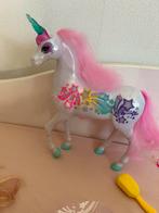 Speelgoed unicorn met barbie  met zeemeermin kleding, Ophalen, Zo goed als nieuw