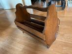 Eikenhouten krantenbak, Huis en Inrichting, Woonaccessoires | Krantenbakken en Lectuurbakken, Ophalen, Gebruikt