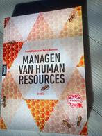 Managen van Human Resources isbn. 9789024424948, Nieuw, Ophalen of Verzenden, Boom, HBO