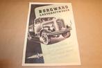 Zeldzaam affiche - Borgward vrachtwagen - Ca 1950 !!, Boeken, Ophalen of Verzenden, Zo goed als nieuw, Overige merken