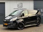Ford Transit Custom 290 2.0TDCI 170pk Autom. Limited Navi Ca, Auto's, 4 cilinders, Navigatiesysteem, Leder en Stof, Zwart