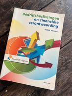 Bedrijfsbeslissingen en financi
ële verantwoording, Ophalen of Verzenden, Gelezen, Economie en Marketing, A.W.W. Heezen