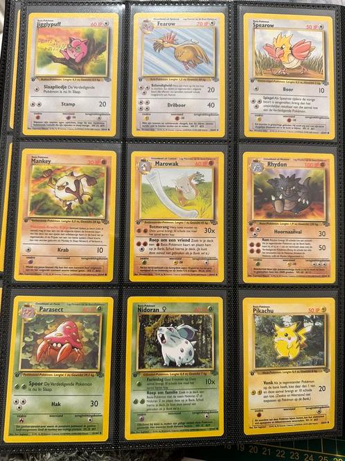 Oude pokemon kaarten 1e Edition & Unlimited Nederlands, Hobby en Vrije tijd, Verzamelkaartspellen | Pokémon, Zo goed als nieuw