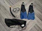 Snorkel set flippers vinnen duikbril, Ophalen of Verzenden, Gebruikt, Snorkelset