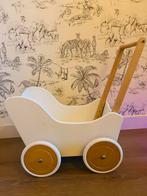 Poppenwagen (hout), Kinderen en Baby's, Speelgoed | Houten speelgoed, Ophalen of Verzenden, Gebruikt, Duw- of Trekspeelgoed