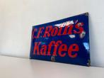 Emaille Reclamebord C.F. Roth's Kaffee, Ophalen of Verzenden