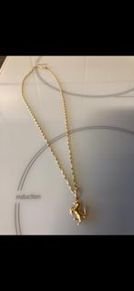 Ferrari Paartje Zeldzaam + ketting 18karaat Goud, Ophalen, Zo goed als nieuw, Geel, Goud